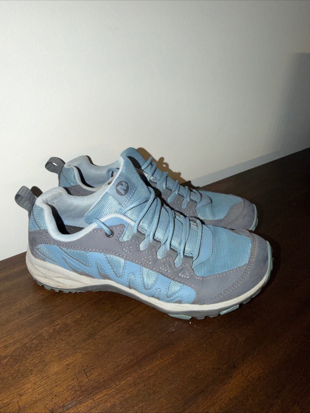 MERRELL Womens Hiking Lulea Blue Hiking Outdoor Running Shoe Size 8.5 J84834
